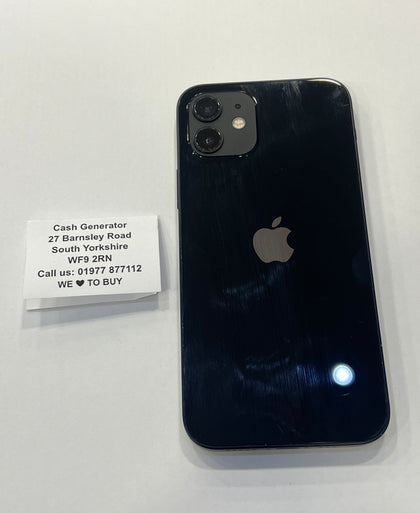 Apple iPhone 12 (Black) - 64GB - 88%BH