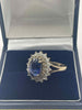 9ct gold ring - L