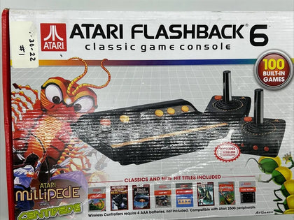 Atari Flashback 6 Classic Game System with 2 controllers