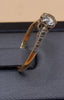 18ct 2.2G Yellow Gold Diamond Ring Size-M