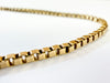 9ct yellow gold 20" box chain