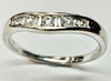 18ct White Gold Wishbone Ring size 0 1/2