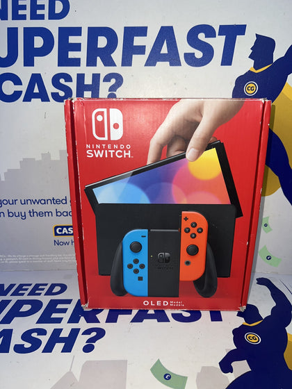 Nintendo Switch - OLED Model (Neon Blue/Neon Red) (READ DISCRIPTION)