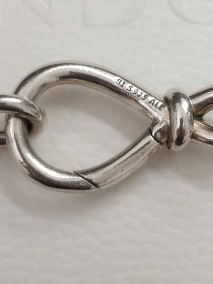 Genuine Pandora S925 ALE Chunky Infinity Knot Chain Necklace - 50cm BOXED