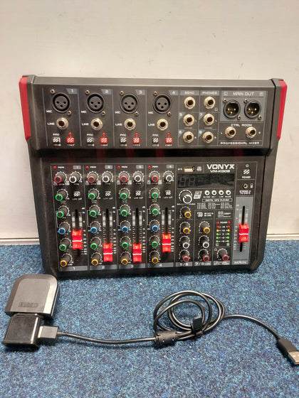 Vonyx VM-KG08 Audio Mixer 8-Channel BT/DSP/USB Record