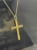 9ct gold chain with cross