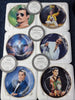 6 X FREDDIE MERCURY Danbury Mint Porcelain Plate Collection