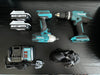 Makita 18V 2 x 2 Li-ion Cordless Power Combi Drill & Impact Driver dk18922ax2 Comes With Charger
