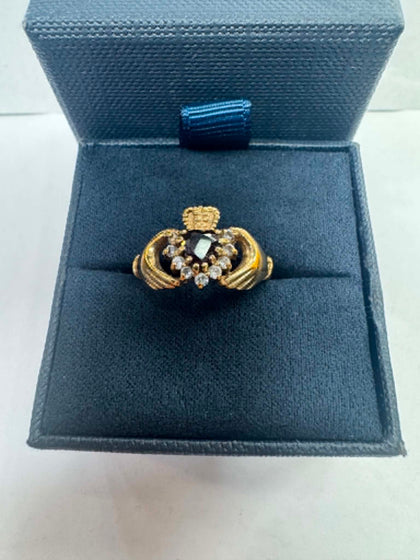 9ct Heart ring 2.2g Size M **Hallmarked**