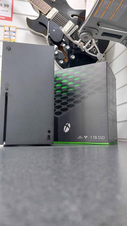 PRE OWNED, XBOX SERIES X CONSOLE, 1TB, BLACK, NO PAD, BOXED