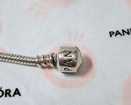 Pandora Moments Barrel Clasp Snake Chain Bracelet 19cm
