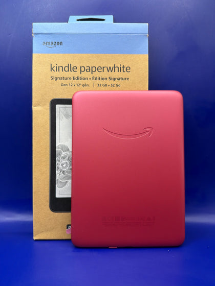 Amazon Kindle Signature Edition 12th Gen 32GB Metallic Raspberry Boxed - Chesterfield