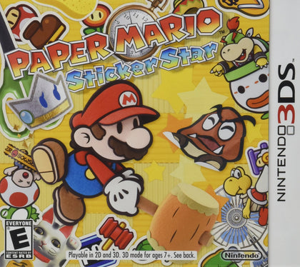 Paper Mario: Sticker Star for Nintendo 3DS COLLECTION ONLY.