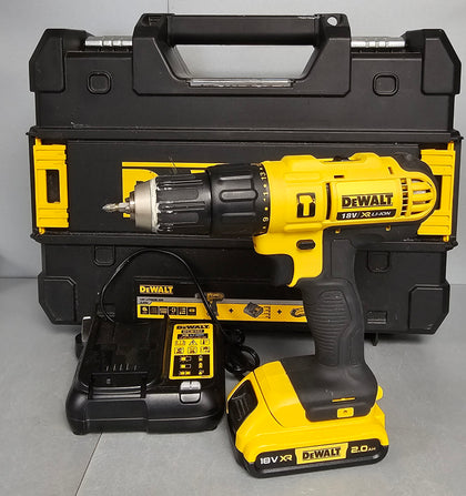 DeWalt XR 18V Li-ion Brushed Cordless Combi drill (1 x 2Ah) - DCD776D1T- GB