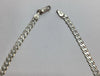 925 Silver Curb Chain Necklace 20"