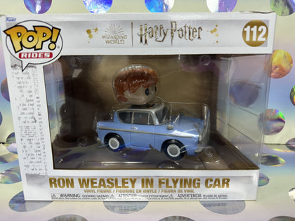 Funko Pop Rides 112 Ron Weasley In Flying Car (harry Potter).