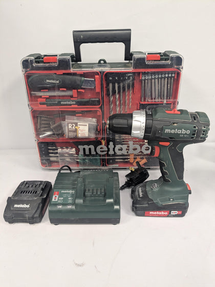 Metabo SB 18 LBL 18V Brushless Combi Drill Kit – Includes Accessory Set