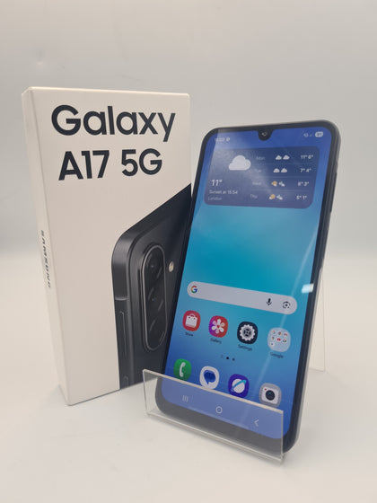 Samsung Galaxy A17 5G 128GB black smartphone unlocked boxed