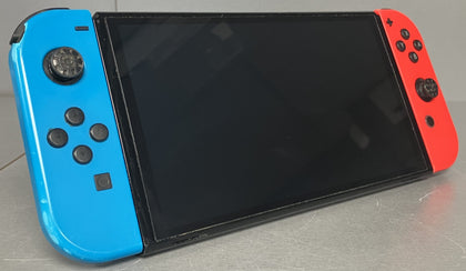 Nintendo Switch OLED Console Neon Red/Blue Joy-Con ** Unboxed **