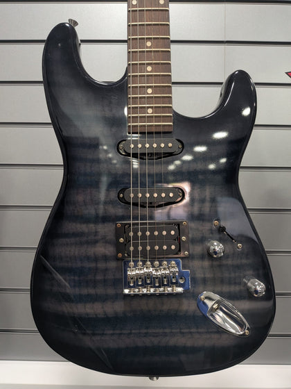 Leo Jaymz Electric Guitar Blue/Green