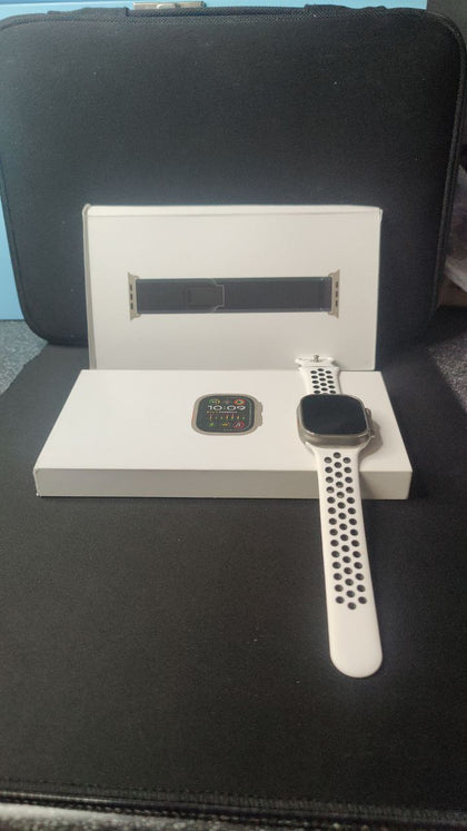Apple Watch Ultra GPS + Cellular 49mm Titanium Case with Midnight Ocean Band