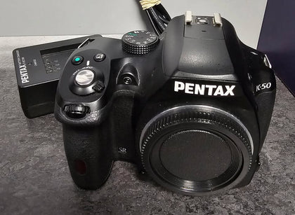 **Sale**  Pentax K-50 16MP Digital SLR Camera with 3-Inch LCD - Body Only (Black)