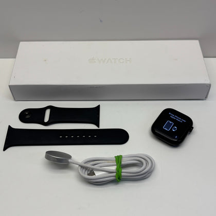 Apple Watch Series 10 46mm Jet Black Aluminum Case Black Sports Band Boxed