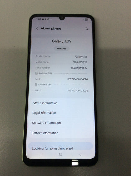 Samsung A05 (dual sim) Android Smartphone