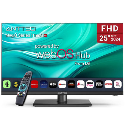 Antteq 25 Inch Smart TV, webOS FHD TV MAGIQ 25