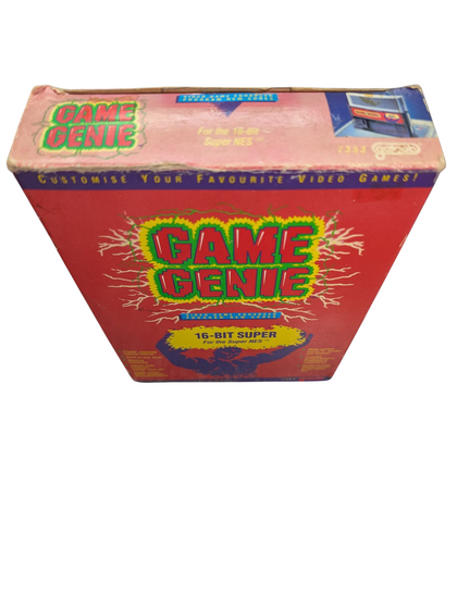 VINTAGE GAME GENIE FOR SUPER NINTENDO CONSOLE BOXED PRESTON STORE