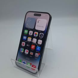 Apple iPhone 14 Pro 128GB Space Black – Unlocked – 80% Battery – Cracked Screen & Camera Lens
