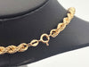 9ct Yellow Gold Rope Chain Necklace - 18" Long - 9.02 Grams