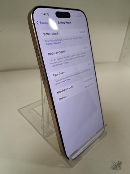 iPhone 16 Pro Max 256GB - Desert Titanium - Great Yarmouth