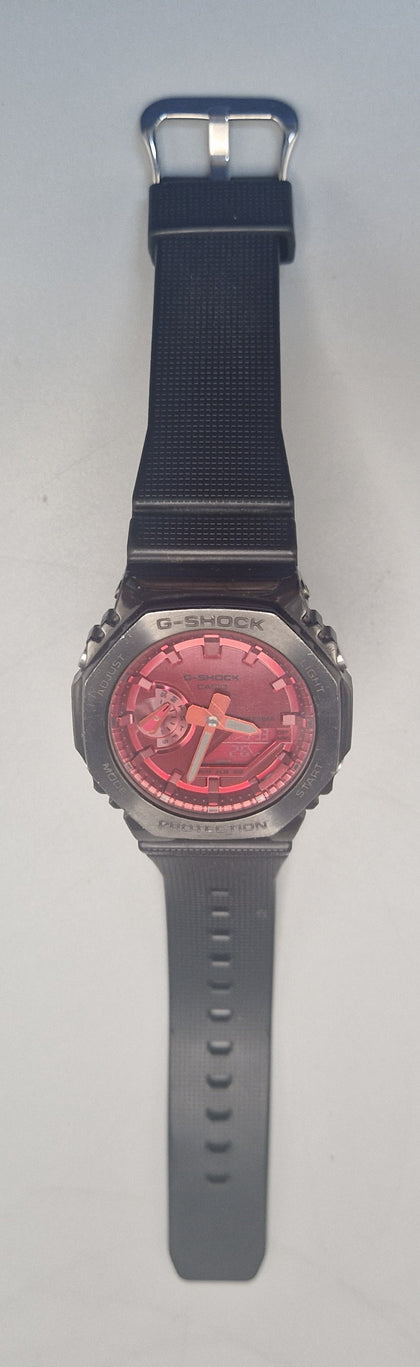 AX G-Shock Red Face Watch Boxed