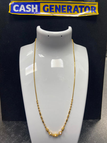 22ct Gold Necklace (16 inches), 6.73g