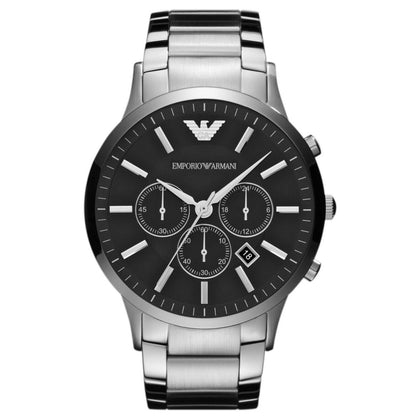 Emporio Armani Men's Sportivo Chronograph Watch AR2460 Silver