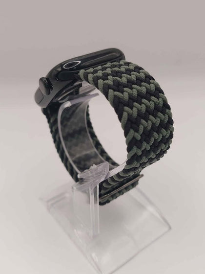 Apple Watch Series 10 (GPS), 42mm, Jet Black Aluminum, With Woven Loop Strap