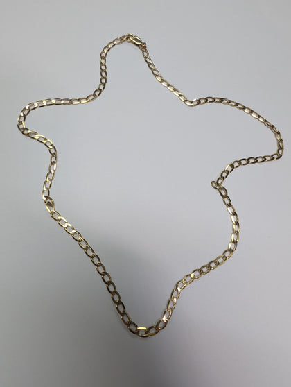 9ct gold curb chain