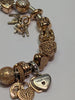 Pandora Bracelet With 17 Rose Gold Coloured Charms