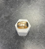9ct Gold Band Ring (Size V) 8.8g