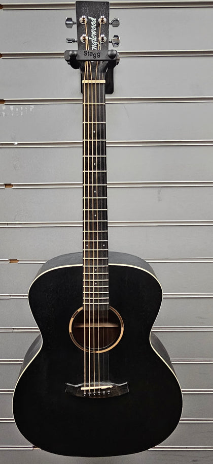 Tanglewood TWBB OE Blackbird Folk Electro Acoustic, Smoke Black Satin