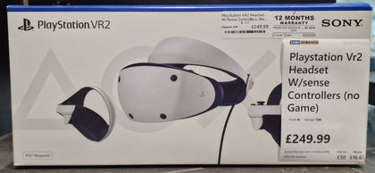PlayStation VR2 Headset w/Sense Controllers (No Game)