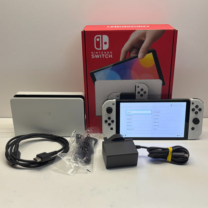 Nintendo Switch OLED Console 64GB in White Boxed