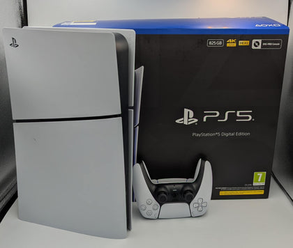 Playstation 5 Slim Digital Edition Console, 825GB, White, Boxed