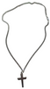 Silver Chain with cross pendant 18"