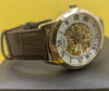 Rotary Men's Brown Leather Strap Silver Roman Dial Watch