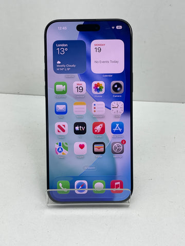 Apple iPhone 16 Pro Max 256GB ; Black Titanium ; 90% Battery Health