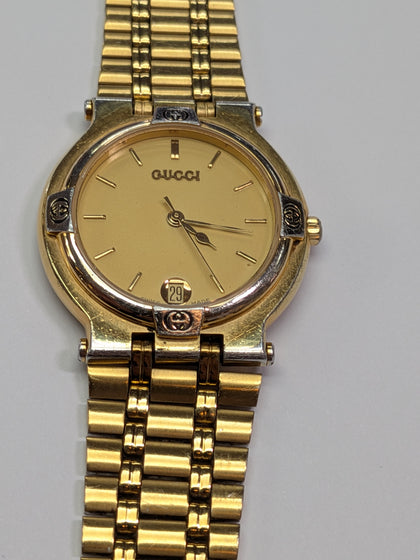 Gents Gucci 9200  Gold Coloured Watch