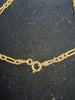 9ct GOLD ANKLE BRACELET 375 2.8G 10'' IN LENGTH