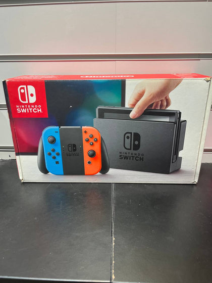 Nintendo Switch Console, 32GB + Neon Red/Blue Joy-Con,